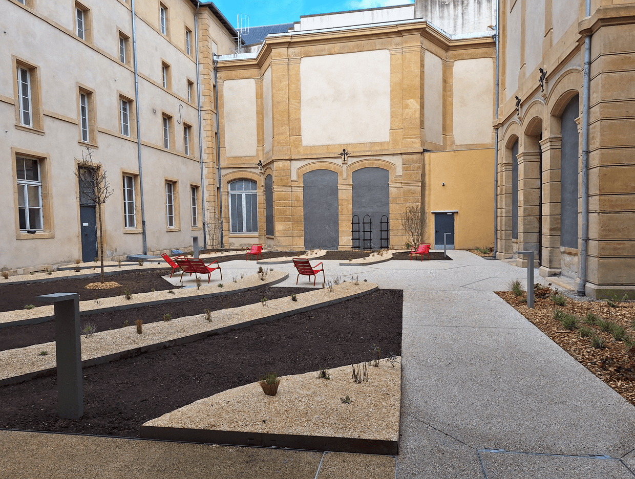 Requalification de la cour Lapidaire au musée de la cour d’Or à Metz (57)